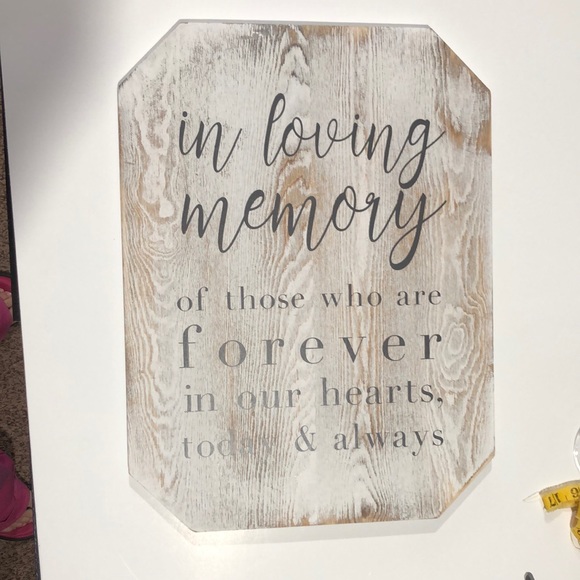 Memory distressed sign - Picture 1 of 7